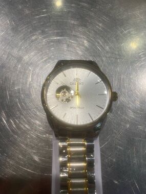 New Orient Two-Tone Silver and Gold Automatic Watch